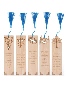 Juego de 5 Marcadores de Libros DANBEA El Señor de los Anillos