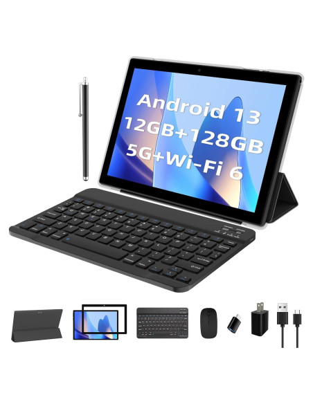 Tablet 2 en 1 Peicheng Android 13 12GB RAM 128GB 10"