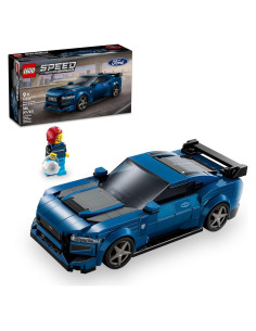 LEGO Ford Mustang Dark Horse 76920 - Coche de Juguete Azul