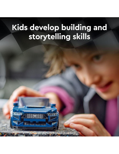 LEGO Ford Mustang Dark Horse 76920 - Coche de Juguete Azul