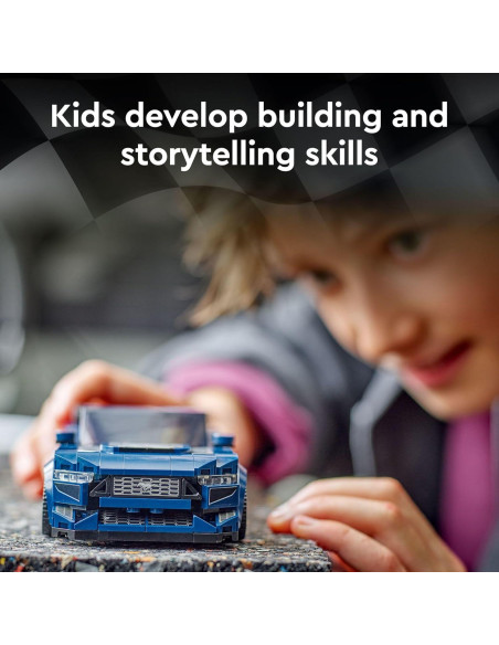 LEGO Ford Mustang Dark Horse 76920 - Coche de Juguete Azul