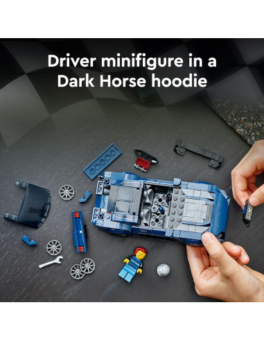 LEGO Ford Mustang Dark Horse 76920 - Coche de Juguete Azul
