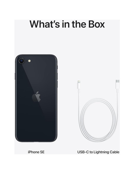 iPhone SE 2022 Apple 64GB Medianoche 4.7" Retina HD