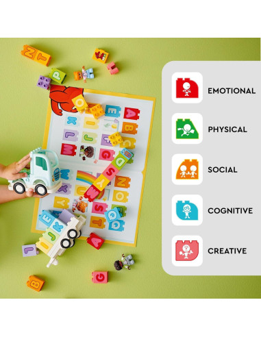 Camión del Alfabeto LEGO DUPLO 36 Piezas - Juguete Educativo 2+