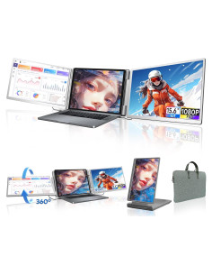 Extensor de Pantalla 15.6" FHD Ladomi para Laptop 12-18.5"