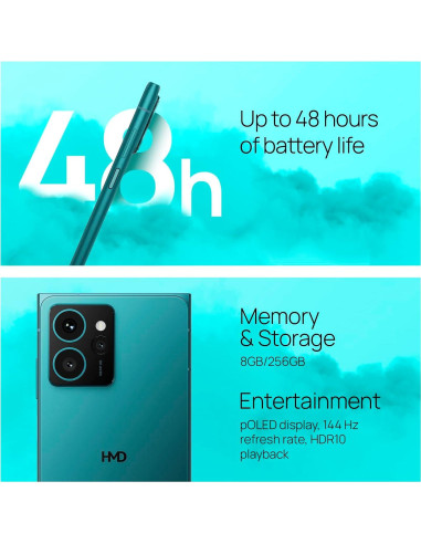 Smartphone HMD Skyline 5G | 8GB RAM | 256GB | 108MP