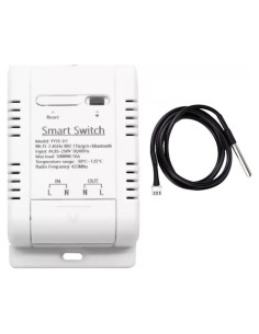 Interruptor Inteligente WiFi 16A MHCOZY con Sensor de Temperatura