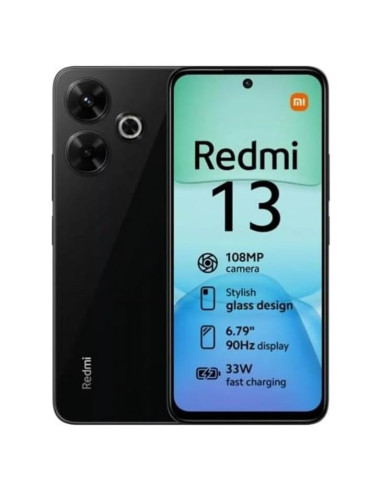 Xiaomi Redmi 13 4G LTE 256GB 8GB Cámara 108MP Negro