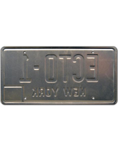 Placa de Licencia ECTO-1 Celebrity Machines 30x15 cm Decorativa 2