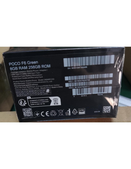 Xiaomi Poco F6 5G Verde Global 256GB 8GB 6.67" 120Hz