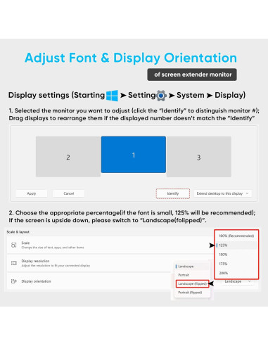 Extensor de Pantalla LXU 15.6" FHD IPS para Laptop