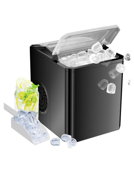 Máquina de Hielo OLIXIS 9 Cubos en 6 Min, Autolimpiante