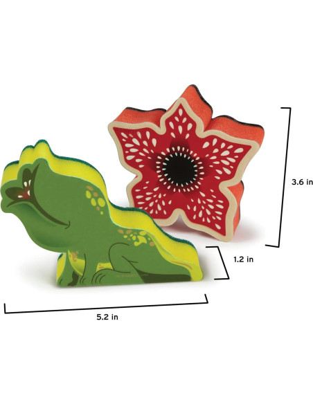 Esponjas de Cocina Stranger Things Dart y Demogorgon - Set de 2