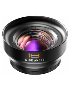 Lente Adicional Profesional 16mm Gran Angular para Móviles