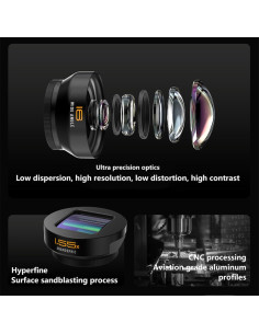 Lente Adicional Profesional 16mm Gran Angular para Móviles 2