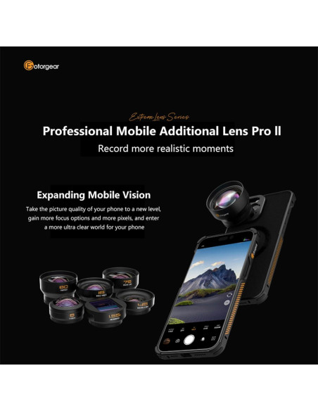 Lente Adicional Profesional 16mm Gran Angular para Móviles