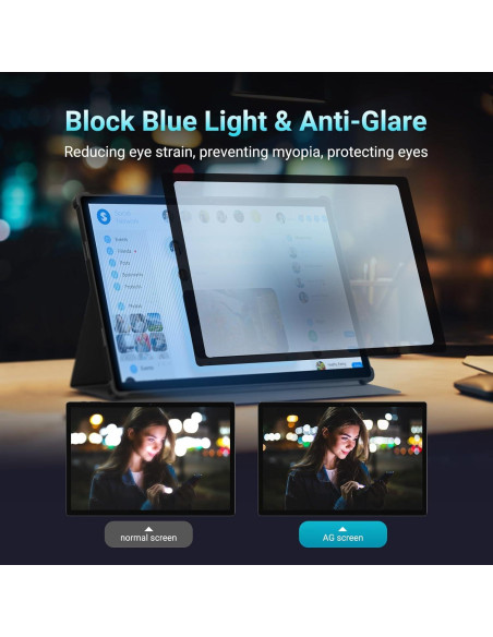 Tableta POWMUS DM141 14" 2K 256GB 36GB RAM 5G Gris