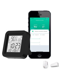Monitor de Temperatura y Humedad MOES WiFi Control Remoto