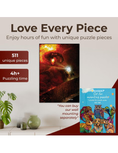 Rompecabezas de Madera El Señor de los Anillos 511 Piezas 2