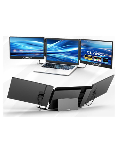 Extensor de Pantalla Doble S3 14'' FHD para Laptop 13-17''