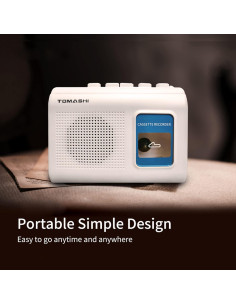 Reproductor de casetes TOMASHI F-119 portátil con altavoz 2