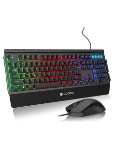 Combo Teclado y Ratón KOORUI GKM01 Retroiluminado 3200 DPI