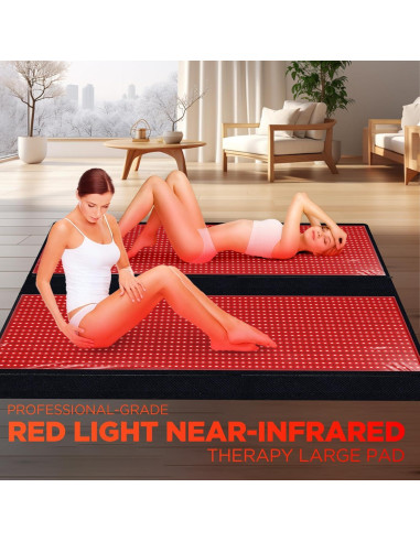 Almohadilla de Luz Roja ADVARAYS 2560 LEDs 180x79cm