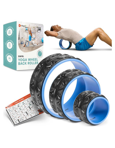 Juego de Ruedas de Yoga LifePro Swirl - Alivio Espalda y Cuello