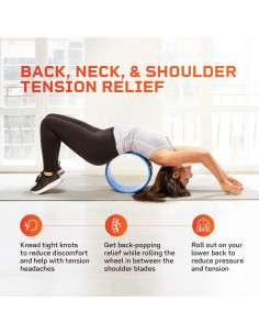 Juego de Ruedas de Yoga LifePro Swirl - Alivio Espalda y Cuello 2