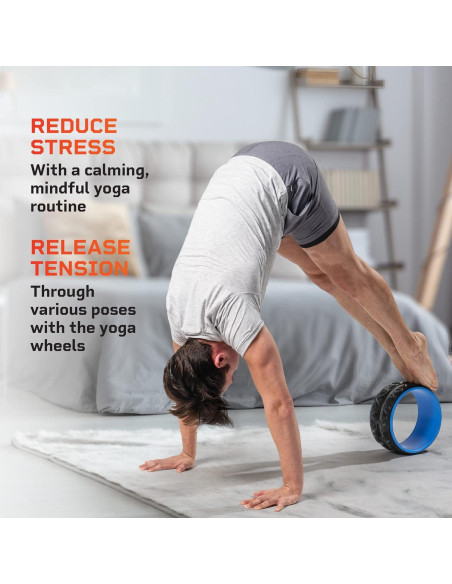 Juego de Ruedas de Yoga LifePro Swirl - Alivio Espalda y Cuello