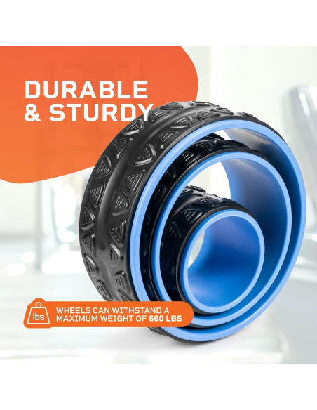 Juego de Ruedas de Yoga LifePro Swirl - Alivio Espalda y Cuello