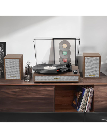 Reproductor de Vinilo TANLANIN TE-2028-TAN Bluetooth 33/45/78 RPM