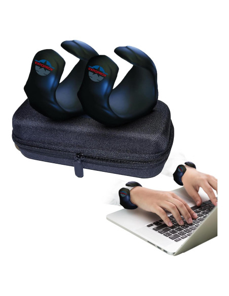 Reposamuñecas Gaming Portátil EXPOPROX Negro X-XL