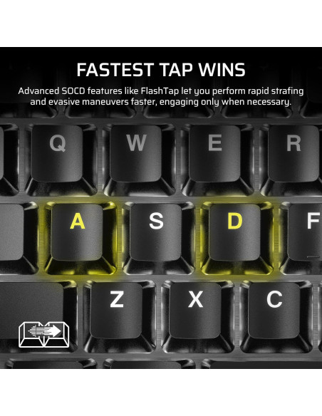 Teclado Mecánico Corsair K70 CORE TKL RGB con Cable