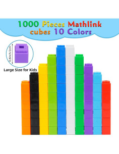 1000 Cubos Enlazables de Matemáticas STEM para Niños - Yiwu 2