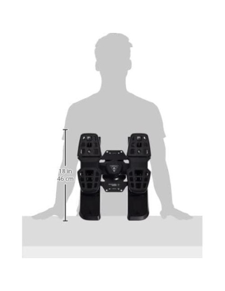 Pedales de Timón Turtle Beach VelocityOne - Eje Suave y Ajustable