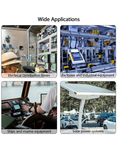 LeMotech Pasacables PG11 Impermeables 20 Piezas 6-10mm