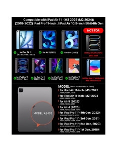 Funda Teclado Typecase Edge para iPad Air/Pro 11" Negro 2