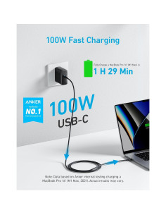Cargador Anker 317 USB-C 100W Plegable para MacBook 2