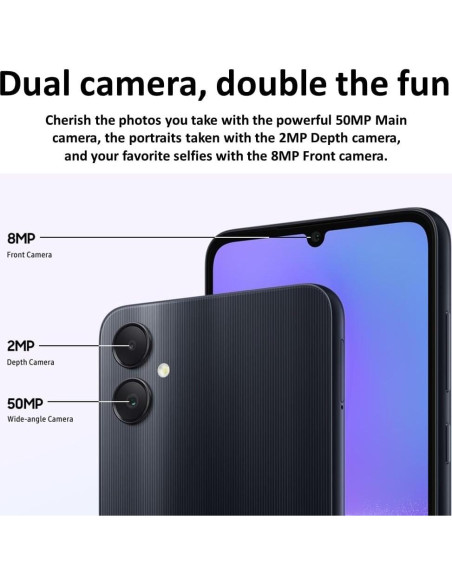 Samsung Galaxy A05 64GB Dual-SIM Android 13 - Negro