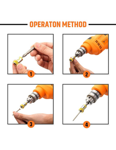 Anillo Magnético Mudder 5 Piezas 2,54 cm para Tornillos