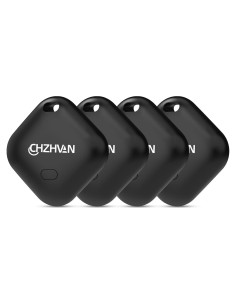 Rastreador Bluetooth Inteligente Apple Find My 4 Pack Negro