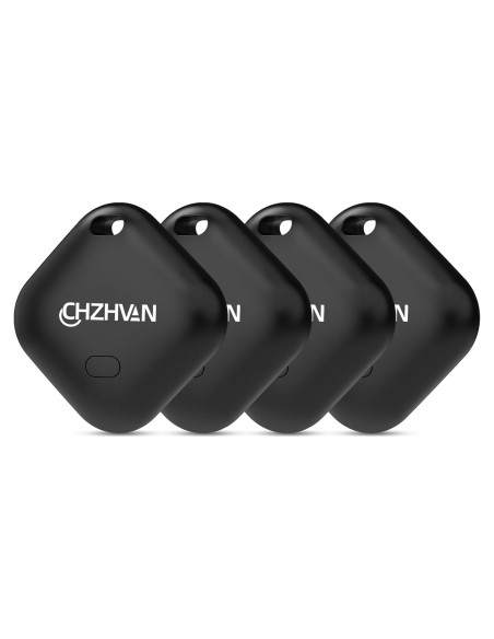 Rastreador Bluetooth Inteligente Apple Find My 4 Pack Negro