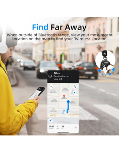 Rastreador Bluetooth Inteligente Apple Find My 4 Pack Negro 2