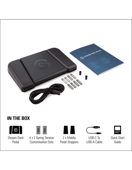 Controlador de Estudio Sin Manos Elgato Stream Deck Pedal