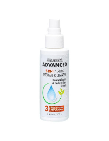 Spray Limpieza Piercings Studex Advanced 2-en-1 100 ml
