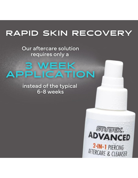 Spray Limpieza Piercings Studex Advanced 2-en-1 100 ml