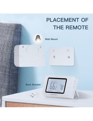 Termostato Inalámbrico SENSTREE WTC100p-zj para Casa 240V