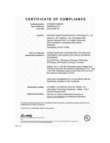 Cable de alimentación 15W YANZHI para Alexa Echo Dot