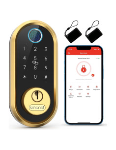 Cerradura Inteligente SMONET Sin Llave con Huella Dactilar